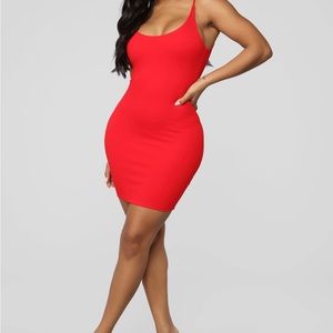 Fitted Red dress